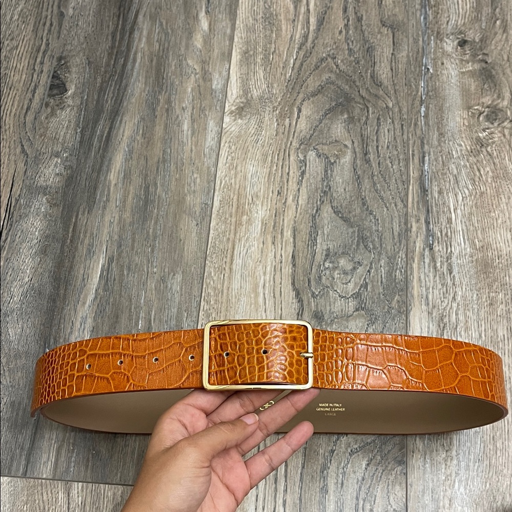 B-Low the Belt Croc Belt Size Large